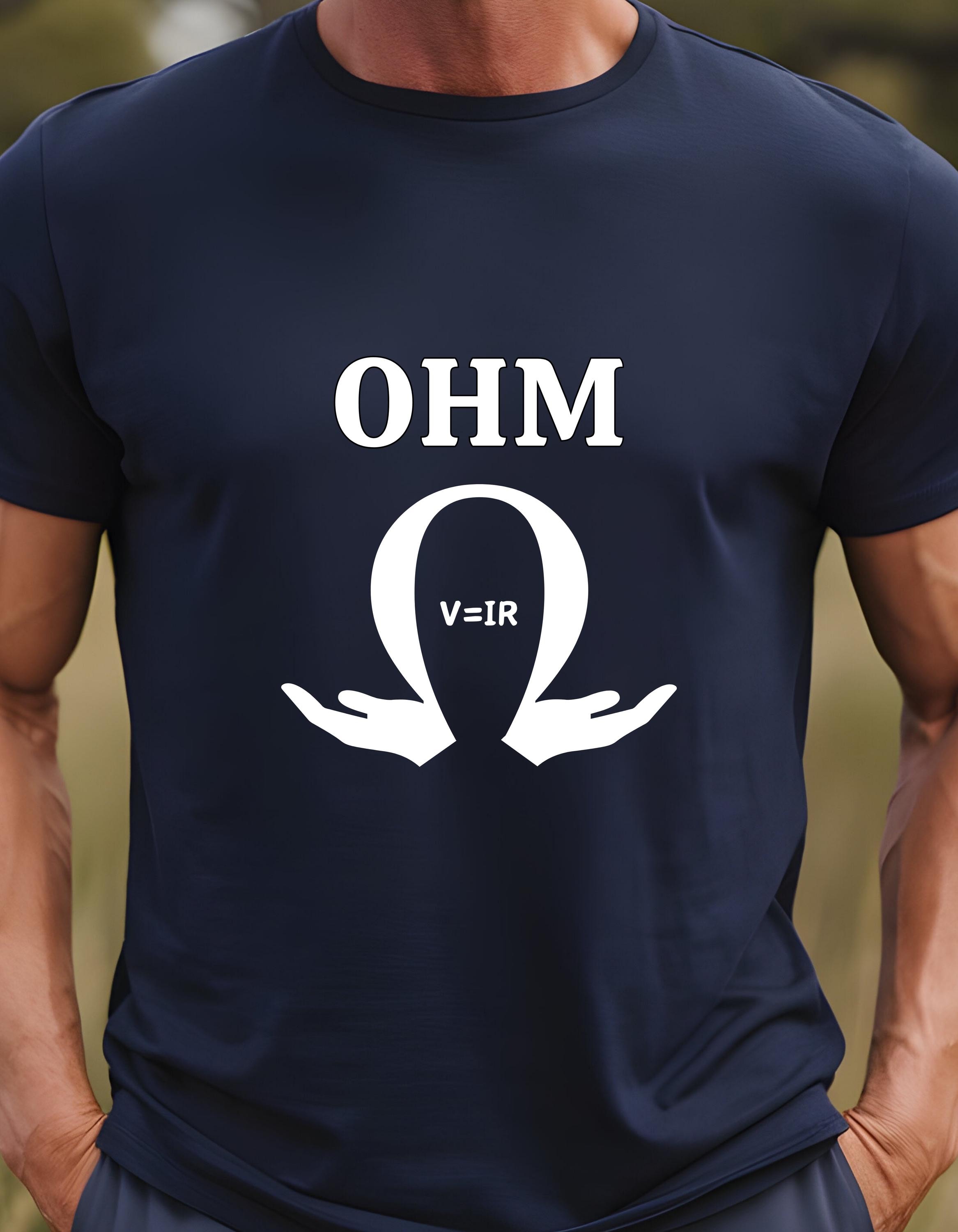 OHM Yoga Pose T-Shirt: Electrical Engineer Gift
