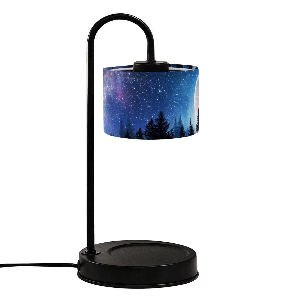 Galaxy Candle Warmer Lamp with Timer Remote|Starry Sky Wax Melting Light | Dimmable Cozy Night Lamp for Bedroom Desk Decor