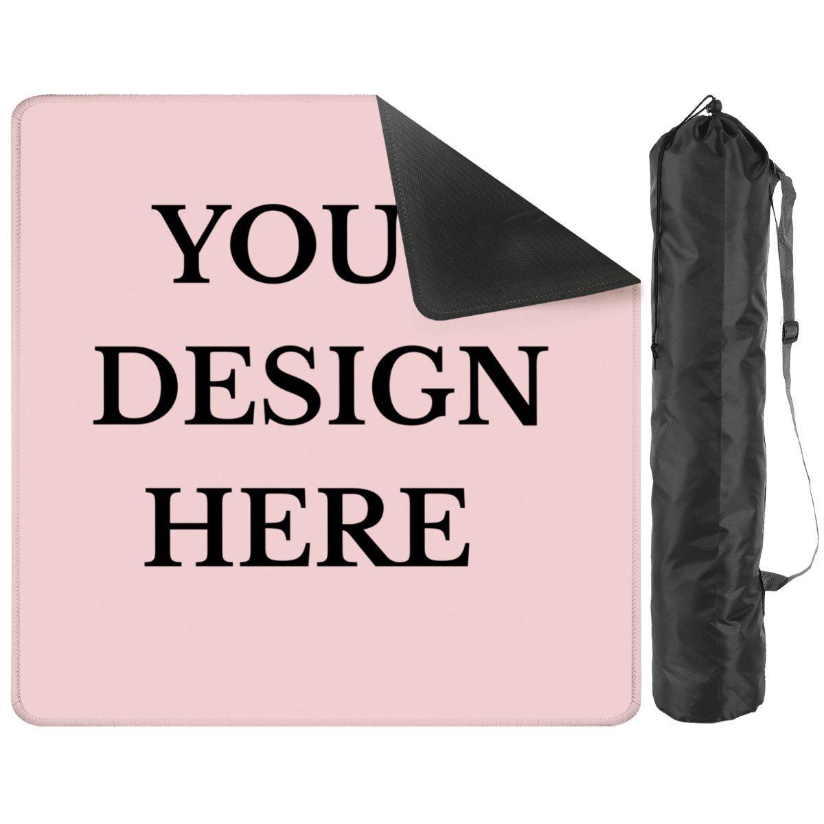 Custom Mahjong Mat, Personalized Game Table Cover, Your Custom Design, Mahjong Gift Accessory Mahjong Mat size 33"x33" (Ship Rolled up)
